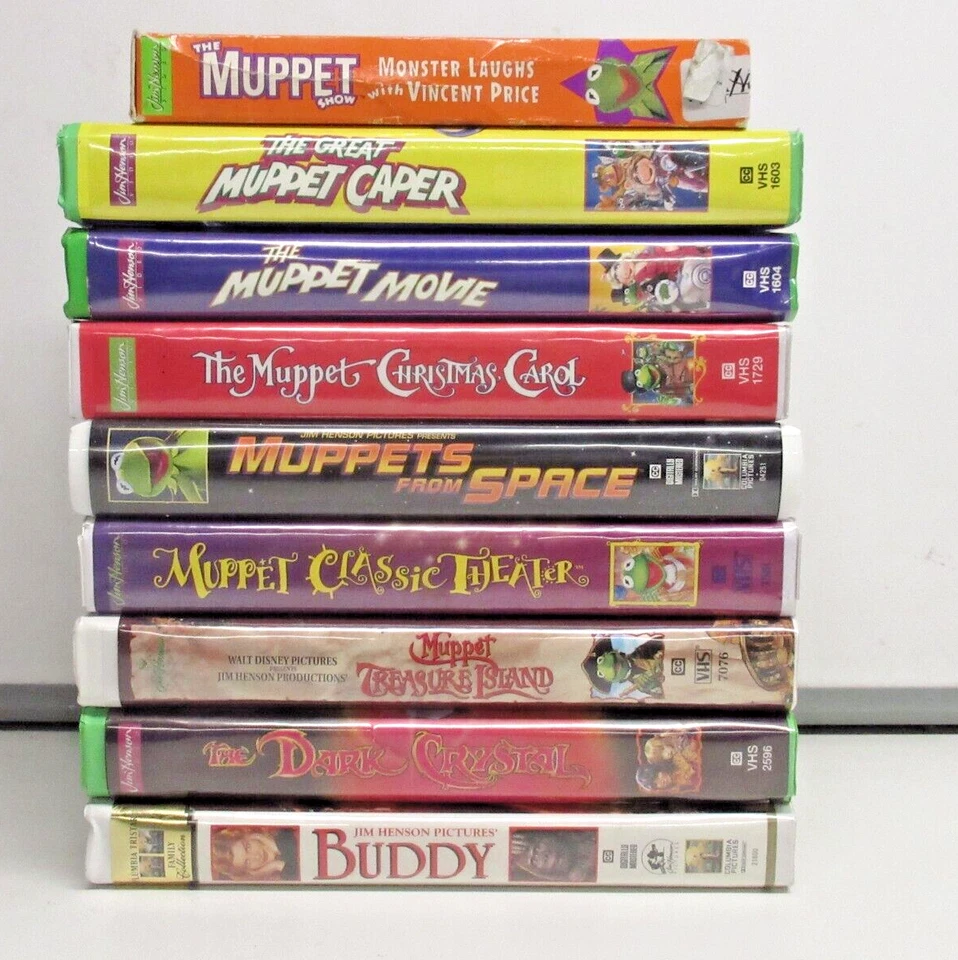Lot of Jim Henson/Muppets VHS Tapes- Muppets from Space/The Great Muppet Caper - Image 1 of 2