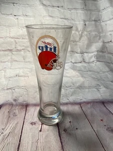 Browns Logo Miller Lite Tall Drinking Beer Glass 8.5" Tall Browns Drinking Glass - Picture 1 of 10