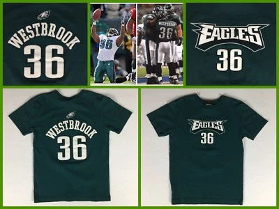Детская молодежная футболка BRIAN WESTBROOK Philadelphia Eagles No36 стиль джерси M (10–12) - Изображение 1 из 4