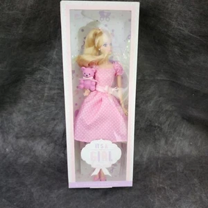 Barbie It’s a Girl Barbie Collector X8428 Neu mit Stofftier Bär - Bild 1 von 3