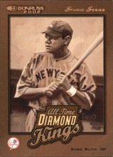 2002 (YANKEES) Donruss All-Time Diamond Kings Studio Series #4 Babe Ruth /250