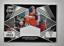2022 Elite Extra Edition First Round Materials Relic #FRM-JH Jackson Holliday