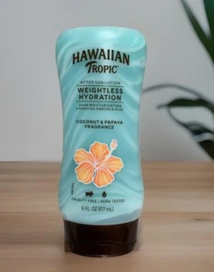 NEW Hawaiian Tropic Weightless Hydration After Sun Lotion w/Aloe 6oz Bottle - Picture 1 of 4
