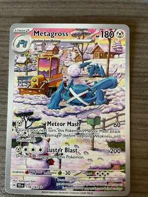 Metagross 178/162 Sv05: Temporal Forces Illustration Rare NM English Mint - Image 1 of 2