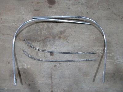 Chevrolet Impala Belair 1962 1964 4 puertas poste sedán ventana trasera moldura juego Foto 1 de 4