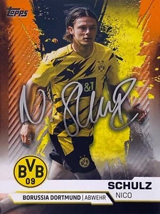 ➠ Topps BVB Team Set 2020/21 #12 Nico Schulz - Dortmund | Paralelo 166/499 (DE) - Imagen 1 de 3