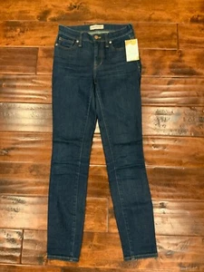 Madewell High Riser Skinny Jeans Size 26 Blue Denim Dark Wash Stretch - Picture 1 of 7