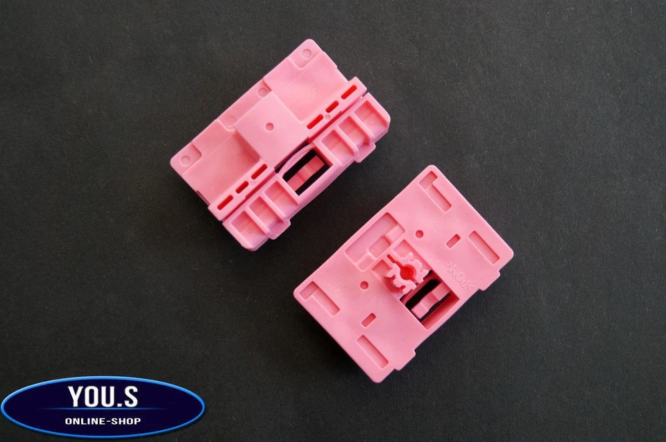 2x für Audi A3 8L A6 4B 4F Fensterheber Reparatursatz Gleitbacke Vorne L/R - Image 1 of 1