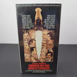 Agatha Christie's Murder On The Orient Express VHS Tape 1990 Paramount Sealed - Imagen 1 de 5