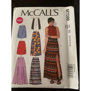 McCalls Misses Skirt Sewing Pattern Size 6 8 10 12 14 M7096 - Uncut 2015 - Picture 1 of 9