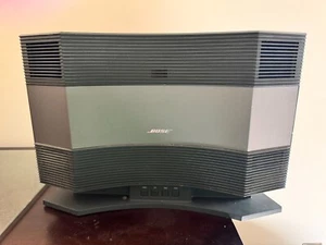 Bose Acoustic Wave CD 3000 W/Pedestal & Remote. Black - Picture 1 of 11