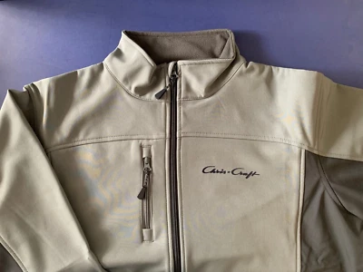 Chris Craft Screen Printed Devon & Jones Men's Soft Shell Colorblock Jacket - Image 1 of 4