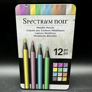 Spectrum Noir Metallic Art Drawing Coloring Pencils Multicolor 12Pack - Picture 1 of 7