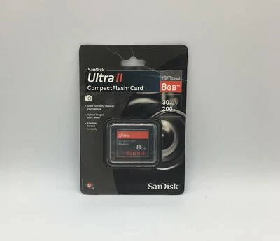 SanDisk Ultra CompactFlash 8 GB Memory Card 30MB/s (SDCFH-008G-AC11) - Image 1 of 2