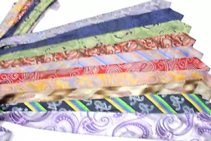 152) POSTEN 10 VERSCHIEDENE MARKEN (PAISLEY) HERREN KRAWATTEN 100% SEIDE - Bild 1 von 2