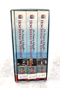 VHS Set Gospel Films How Should We Then Live Study Guide Dr. Francis Schaeffer - Picture 1 of 6