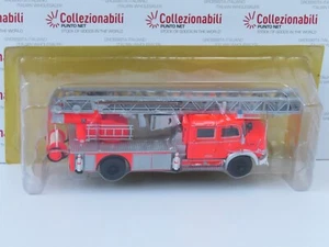 DIE-CAST 1:43 CAMION POMPIERI MERCEDES-BENZ L 1519 DLK30 METZ GERMANIA 1966 #14 - Foto 1 di 1