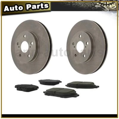 Juego de pastillas de freno de disco rotor de freno de disco C-Tek delanteras 3 piezas para Toyota Camry 2005 2006 Foto 1 de 4