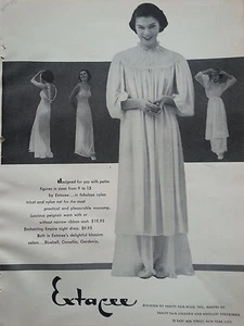 1949 Womens Extacee Lingerie Division Vanity Fair Mills Original Fashion Ad - Picture 1 of 1