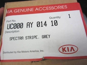 Fabricante de fabricante de equipos originales Kia Spectra 2000 2001 2002 pines de 5 puertas rayas carrocería gráficos gris plateado - Imagen 1 de 10