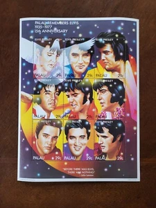 1992 Palau #310 Palau Remembers Elvis - Sheet of 9 - MNH - Picture 1 of 1