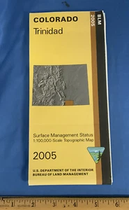 USGS BLM EDITION TOPOGRAPHIC MAP COLORADO - TRINIDAD - Bild 1 von 4