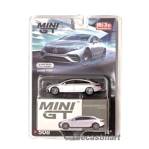 Mini GT 1:64 Mercedes-Benz EQS 580 4MATIC Alta Tecnología Plata Metálico MGT00508 - Imagen 1 de 1