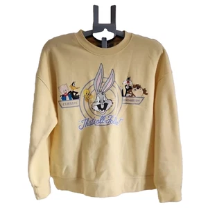 Looney Tunes Damenpullover - hellgelb - Größe 14/16 - guter Zustand - Bild 1 von 6