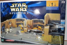Star Wars Episode 1 Phantom Menace Naboo Hangar Final Combat - Action Fleet Set 