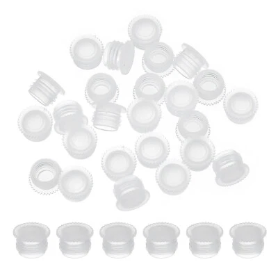 25 piezas tapones de plástico para coctelera de sal y pimienta de 8 mm/0,31" de repuesto transparente Foto 1 de 4