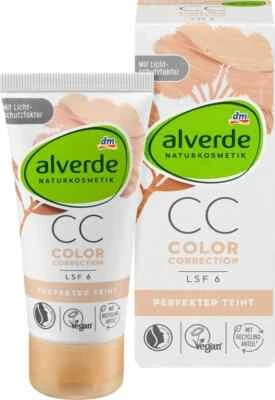 alverde NATURKOSMETIK CC Cream Perfekter Teint LSF 6, 50 m