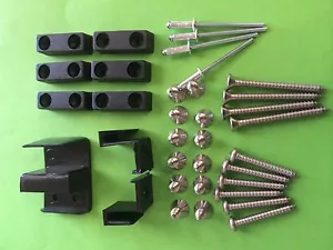 Ideal Shower Screens sliding door spare parts repair kit BLACK - Picture 1 of 1