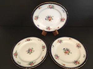 Tuscan-Royal C8892 Fine English Bone China 3 Salad 8" Plates - Imagen 1 de 7