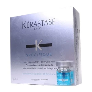 Kérastase SPECIFQUE Siero Fiala Anti Perdita Capelli 12*6ml Fiala Blu Nuovo - Foto 1 di 4