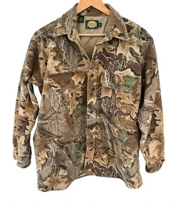 Vintage! Cabela's Realtree Camo Shirt LG 100% Cotton USA Hunting Outdoor Pockets - Image 1 of 4