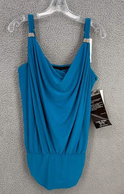 Traje de baño Tankini Miraclesuit talla 14 #6503094 nuevo con etiquetas sujetador con aros Foto 1 de 4