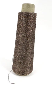 Kreinik Metallic Thread Iron-on Embellishing #6275 Old Penny Brown/Gold 280M - Picture 1 of 4
