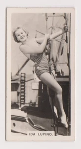 Ida Lupino 1937 Carreras Film Stars Tobacco Card #23 - Picture 1 of 2
