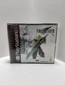 Final Fantasy VII (Sony PS1) Black Label CIB Misprint w/Manual - Picture 1 of 17