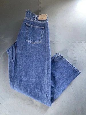 Vtg Faded Glory Original Jeans Blue Denim Workwear  100% Cotton Tag Sz 40x30 USA - Image 1 of 4