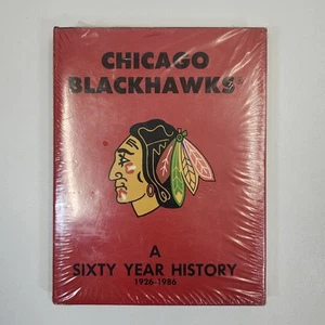 Chicago Blackhawks A Sixty Year History 1926-1986 Hardcover New Sealed Pfeiffer - Picture 1 of 7