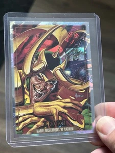 2024 Skybox Marvel Masterpieces '92 Platinum #50 LOKI HOLOFOIL SP - Picture 1 of 3