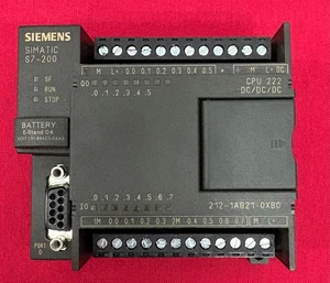 SIEMENS 212-1AB21-0XB0 DC POWER SUPPLY SIMATIC S7-200 MISSING COVERS OVER SCREWS - Picture 1 of 8