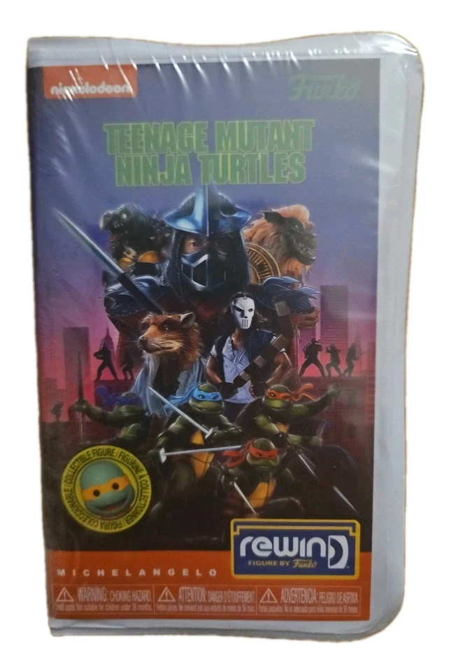 Figura Coleccionable Funko Rebobinado Sellada Tortugas Ninja Adolescentes Mutantes Miguel Ángel Foto 1 de 4