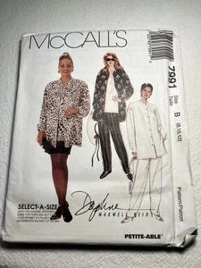 Mccalls Pattern 7991 Daphne Maxwell Reid Top Tank Skirt Pant Size 8-12 UNCUT - Picture 1 of 2