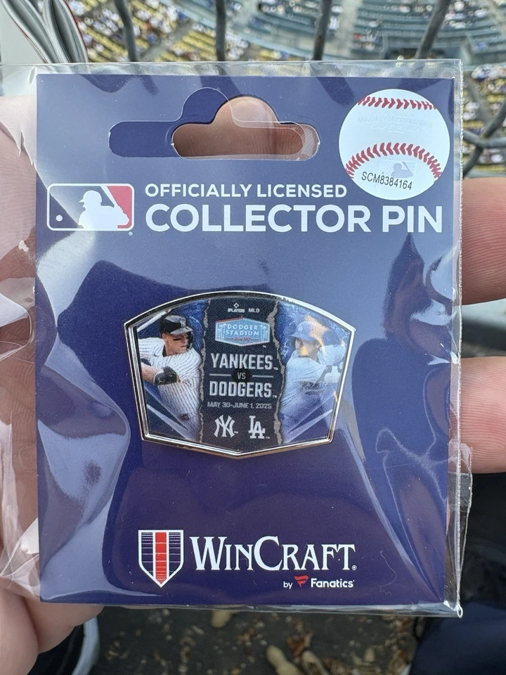 2025 Dodgers Vs Yankees Shohei Ohtani Aaron Judge Dual Pin Limited Giveaway - Image 1 of 1