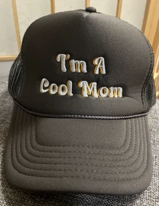 *I’m A Cool Mom* Mütze Truckermütze grau Snapback Otto Retro-Style Baseball Cap - Bild 1 von 13