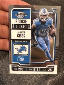 2023 Panini Contenders Optic Rookie Ticket Base #70 Jahmyr Gibbs Detroit Lions - Picture 1 of 2