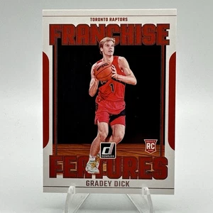 2023-24 Panini Donruss Franchise Features Gradey Dick #4 Rookie Toronto Raptors - Bild 1 von 2