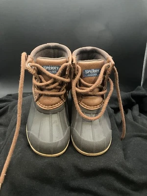 Sperry Port Duck Boot Boys Toddler 6M Water Resistant Rain Mud Boots Outdoor - Image 1 of 4